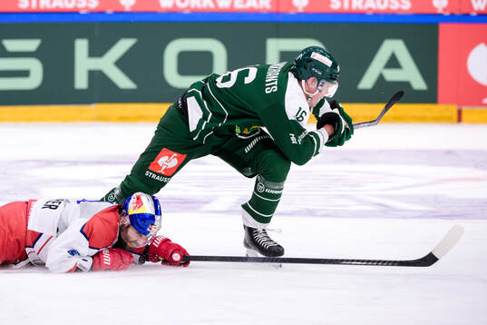 Peter Schneider of EC Red Bull Salzburg and Alexander