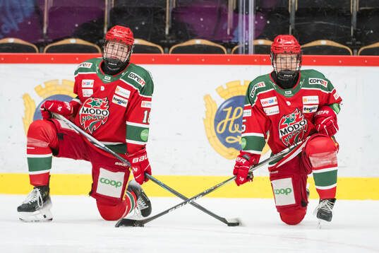 Modos Elsa Åberg och Sanna Halsius