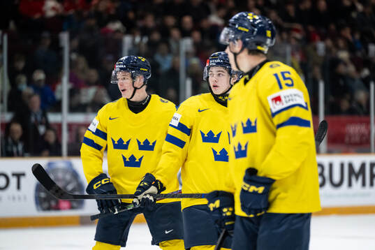 Rasmus Bergqvist, Axel Sandin-Pellikka and David Edstrom of