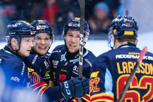 Djurgårdens August Berg, Arvid Costmar och Hampus Larsson