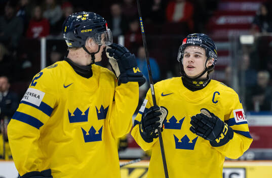 Rasmus Bergqvist and Axel Sandin-Pellikka of Sweden