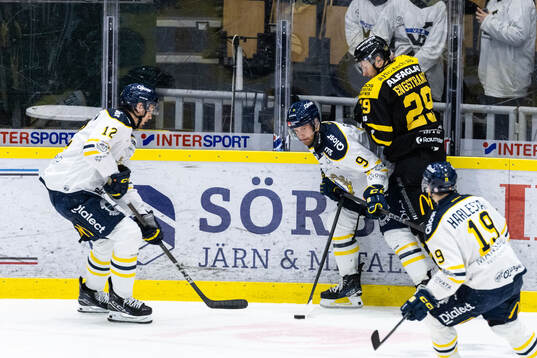 Södertäljes Viktor Liljegren och Viktor Grahn mot
