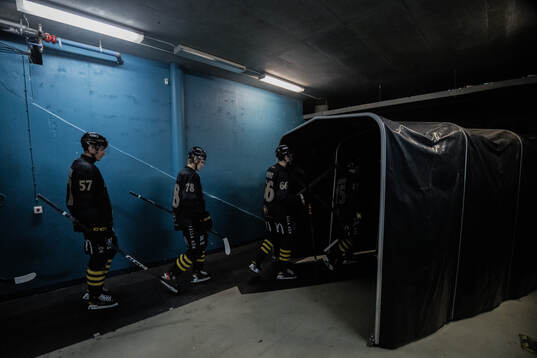 AIKs Alfred Barklund (v), Axel Skarp (m), Gustav Sjöqvist