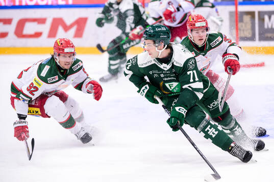 Modos Jesper Olofsson och Färjestads Viktor Lodin