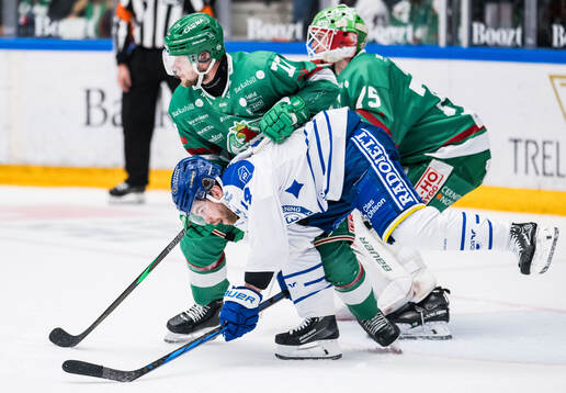 Rögles Jesper Pettersson och Leksands Oskar Lang