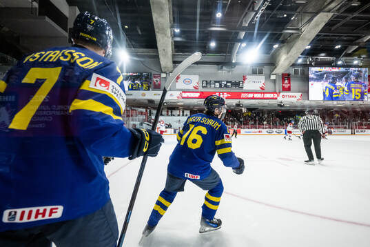 Felix Unger Sörum of Sweden celebrates