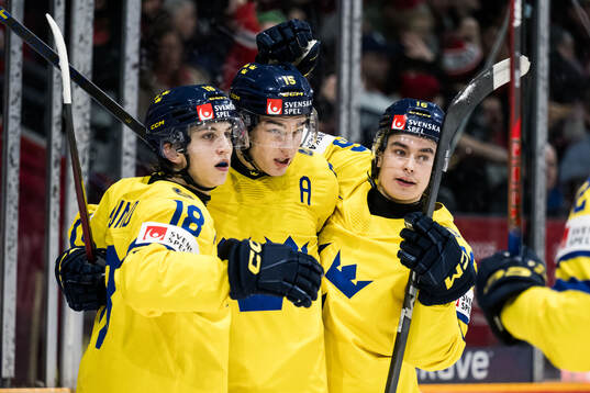 Victor Eklund, David Edstrom and Felix Unger Sörum of