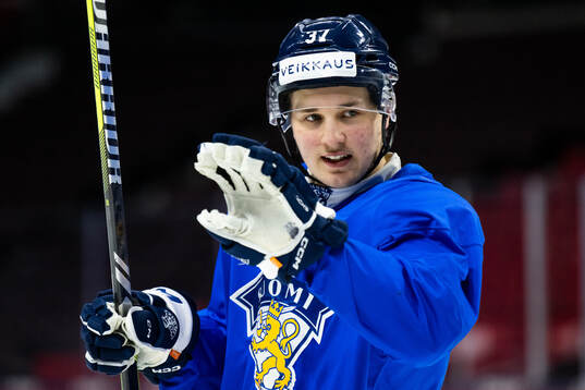 Benjamin Rautiainen of Finland at a practice session