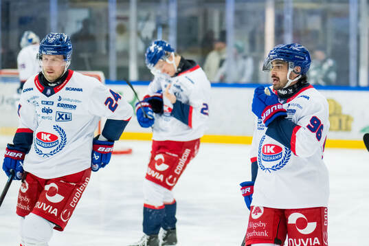 Oskarshamns Kevin Karlsson jublar