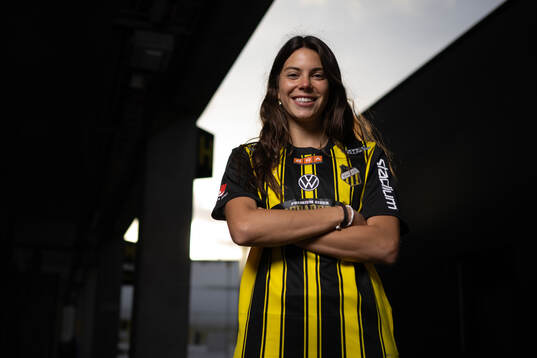 Häckens nyförvärv Helena Sampaio poserar för ett porträtt den 4 januari 2025 i Göteborg. 
