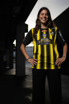 Häckens nyförvärv Helena Sampaio poserar för ett porträtt den 4 januari 2025 i Göteborg. 