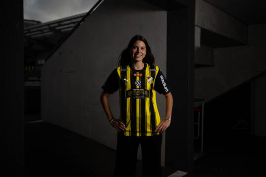 Häckens nyförvärv Helena Sampaio poserar för ett porträtt den 4 januari 2025 i Göteborg. 