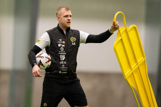 Målvaktstränare Linus Kandolin
