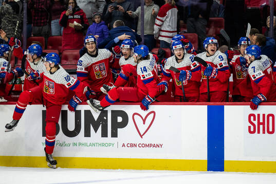 Players of Czech Republic celebrate