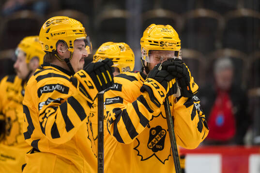 Skellefteås Oscar Lindberg och Arvid Lundberg innan