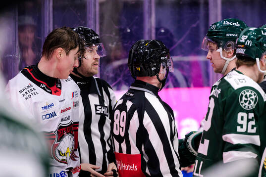 Malmö Redhawks Fredrik Händemark och Färjestads Stian