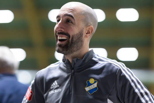 Östers tränare Martin Foyston