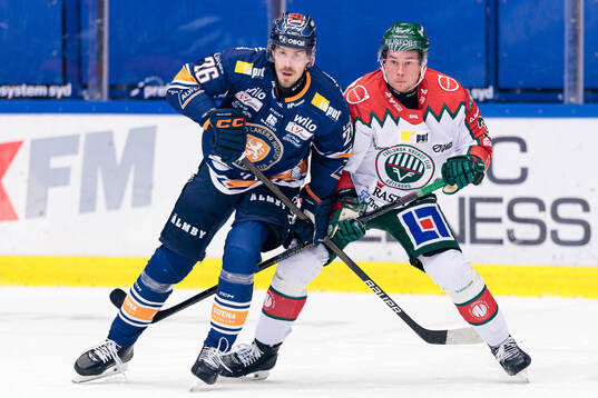 Växjös Emil Larsson och Frölundas Albin Sundin