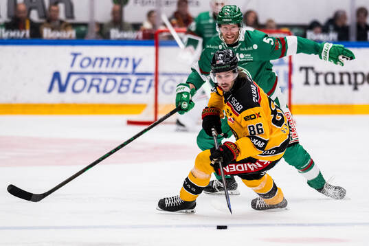 Rögles Ludvig Claesson och Luleås Mathias Bromé