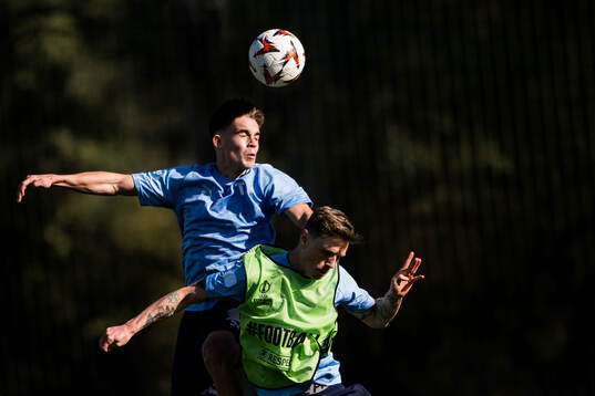 Malmö FFs William Åkesson och Søren Rieks