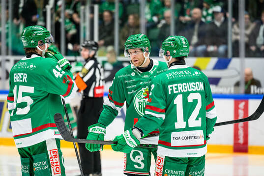 Rögles Gregor Biber, Ludvig Claesson och Brady Ferguson