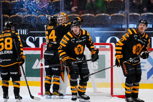 Skellefteås Max Lindholm jublar