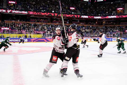 David Vitouch of Sparta Prague and Michael Spacek of Sparta