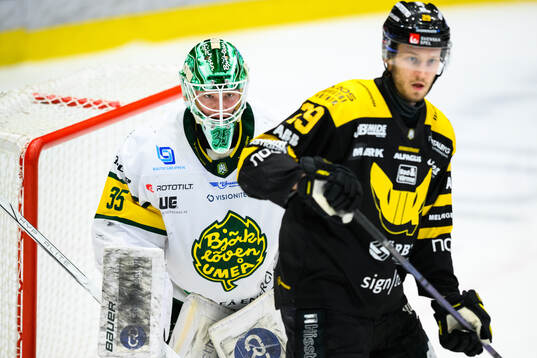 Björklövens målvakt Melker Thelin