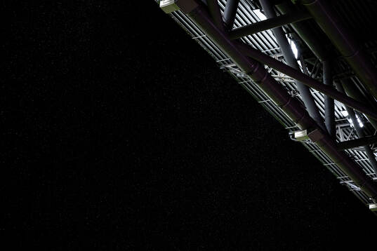 Snow is falling at Borås Arena