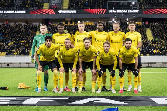 The starting eleven of Elfsborg