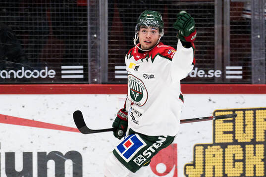 Frölundas Isac Born jublar