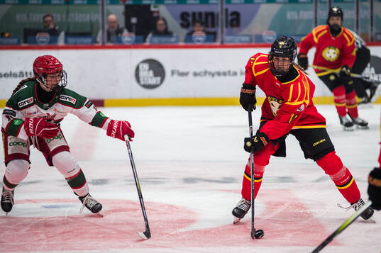 Modos Lauren Bellefontaine och Brynäs Jenniina Nylund