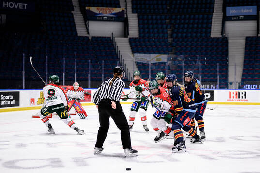 Frölundas Michelle Karvinen och Djurgårdens Isabelle