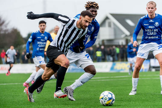 Landskronas Filip Sachpekidis och Trelleborgs Abel Ogwuche