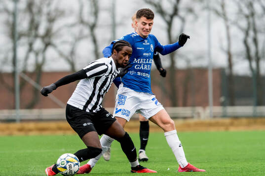 Landskronas Max'Med Mohamed och Trelleborgs Ammar Asani