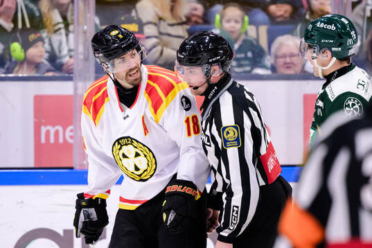 Brynäs Anton Rödin och Färjestads Joel Nyström