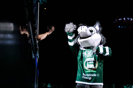 Färjestads maskot Ture Varg