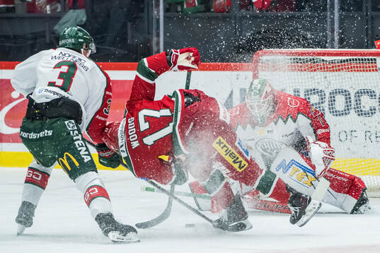 Modos Riley Woods och Frölundas Albin Sundin