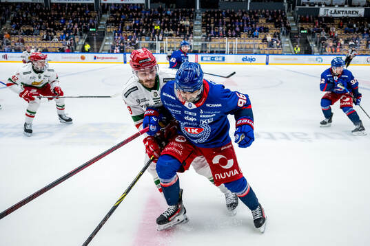 Moras Johan Persson och Oskarshamns Kevin Karlsson