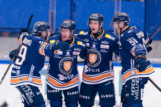 Växjös Sebastian Strandberg, Hugo Gustafsson, Zachary