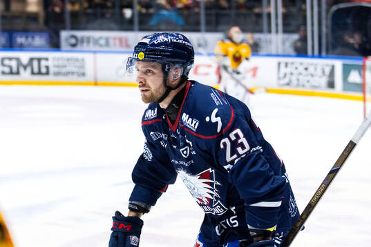 Linköpings Robin Kovacs jublar