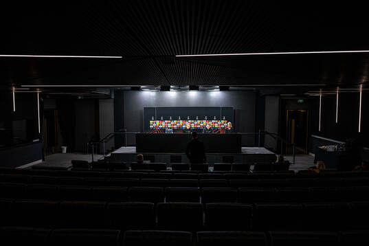 Johan Larsson and head coach Oscar Hiljemark of Elfsborg