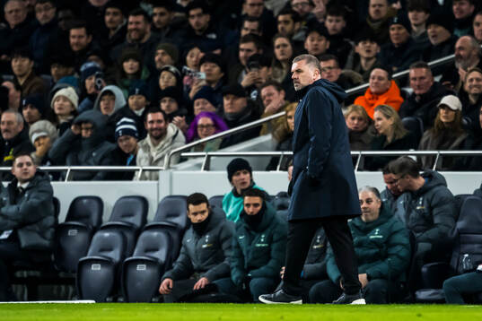 Head coach Ange Postecoglou of Tottenham Hotspur