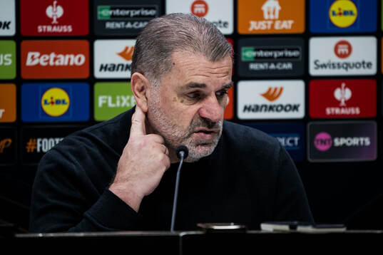 Head coach Ange Postecoglou of Tottenham Hotspur