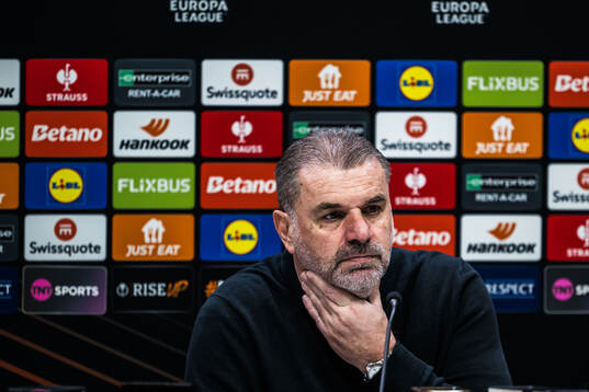 Head coach Ange Postecoglou of Tottenham Hotspur