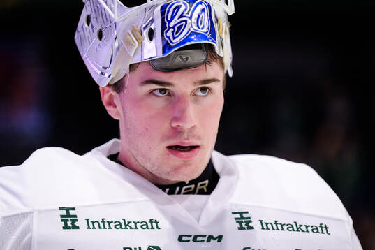 Färjestads målvakt Samuel Jonsson