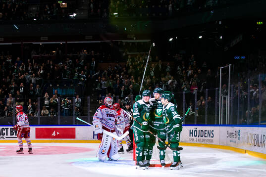 Färjestads Alexander Ljungkrantz, Michael Lindqvist och