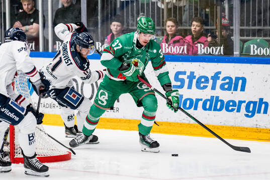 Linköpings Henrik Törnqvist och Rögles Albin Sundsvik