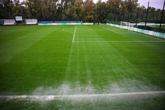 Banus football center pitch ahead of the friendly football match between Häcken and Brann on February 3, 2025 in Marbella. 