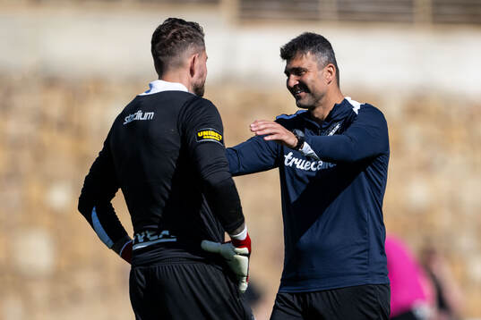 AIKs målvakt Kristoffer Nordfeldt och målvaktstränare